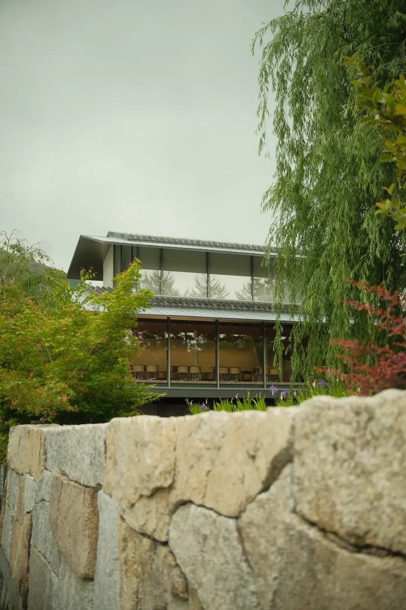 Exterior of Fukuda Art Museum in Arashiyama, Kyoto